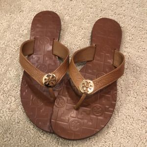 Tory Burch Thora Sandal Tan/Gold Size 9